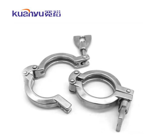 不銹鋼衛生級雙銷(xiāo)對疊卡箍配圖